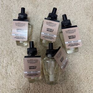 NEW NWT 5 Bath & Body Works Refills-Coffee & Whiskey